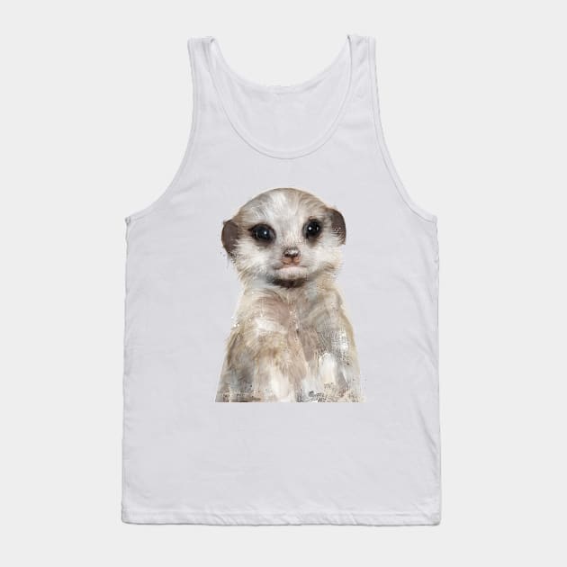 Little Meerkat Tank Top by Amy Hamilton